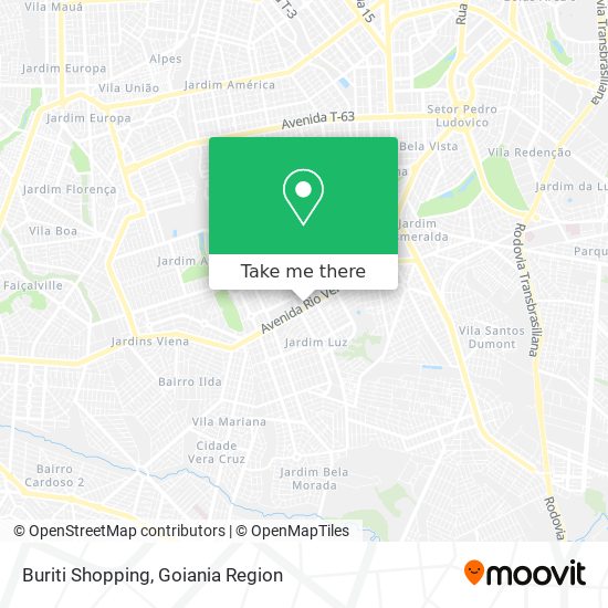 Buriti Shopping map