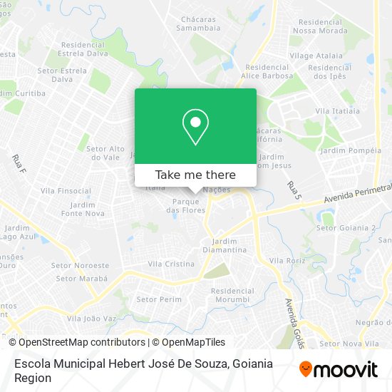 Mapa Escola Municipal Hebert José De Souza