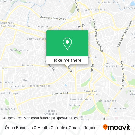 Órion Business & Health Complex map