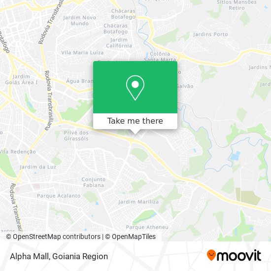 Alpha Mall map