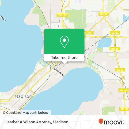 Heather A Wilson Attorney map