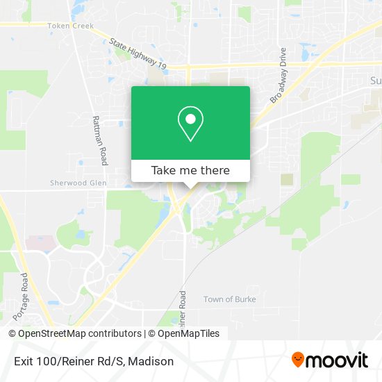 Exit 100/Reiner Rd/S map