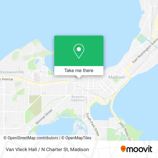 Mapa de Van Vleck Hall / N Charter St