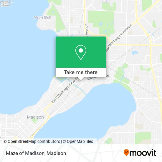 Maze of Madison map