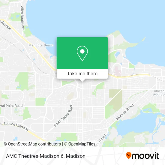 AMC Theatres-Madison 6 map