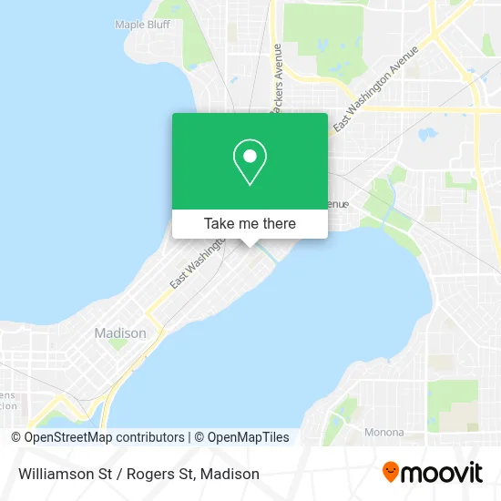 Williamson St / Rogers St map