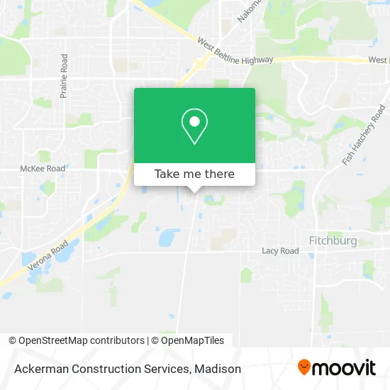Ackerman Construction Services map