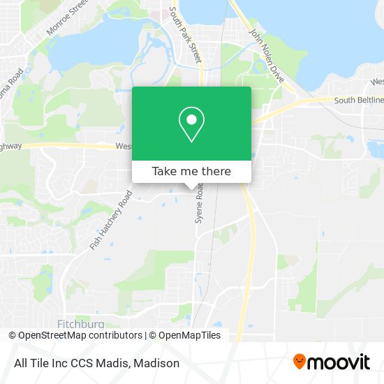 All Tile Inc CCS Madis map