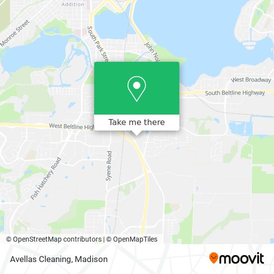 Avellas Cleaning map