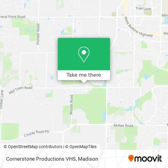 Cornerstone Productions VHS map