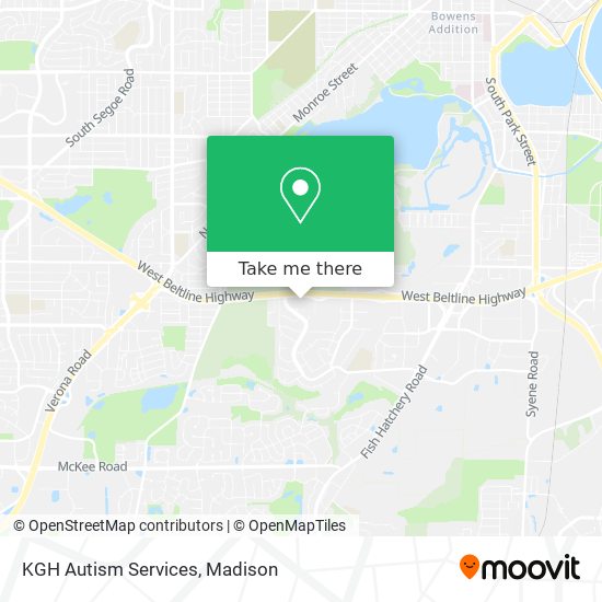 Mapa de KGH Autism Services