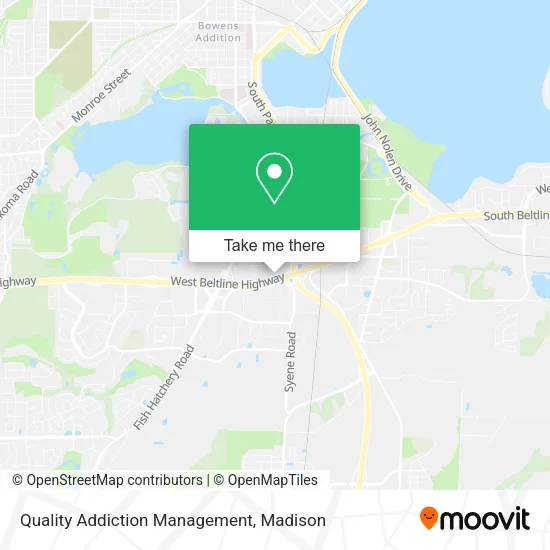 Quality Addiction Management map