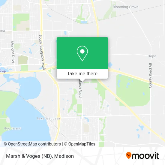 Marsh & Voges (NB) map