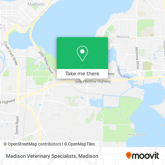 Mapa de Madison Veterinary Specialists