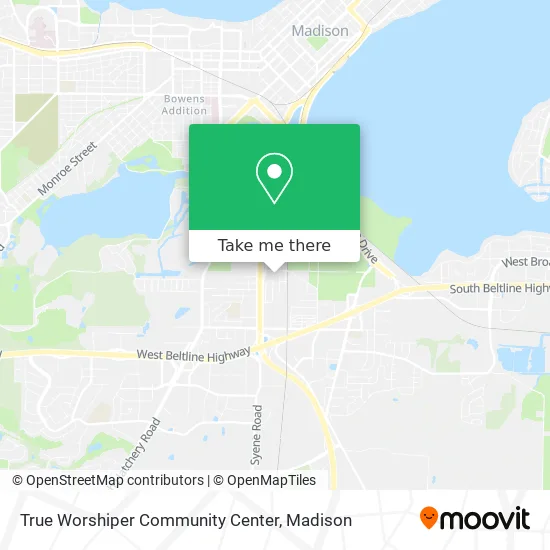 True Worshiper Community Center map