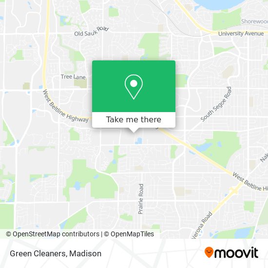 Green Cleaners map