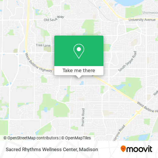 Mapa de Sacred Rhythms Wellness Center