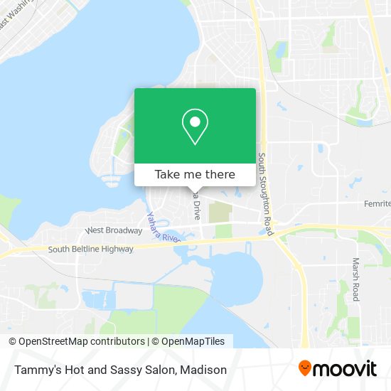 Mapa de Tammy's Hot and Sassy Salon