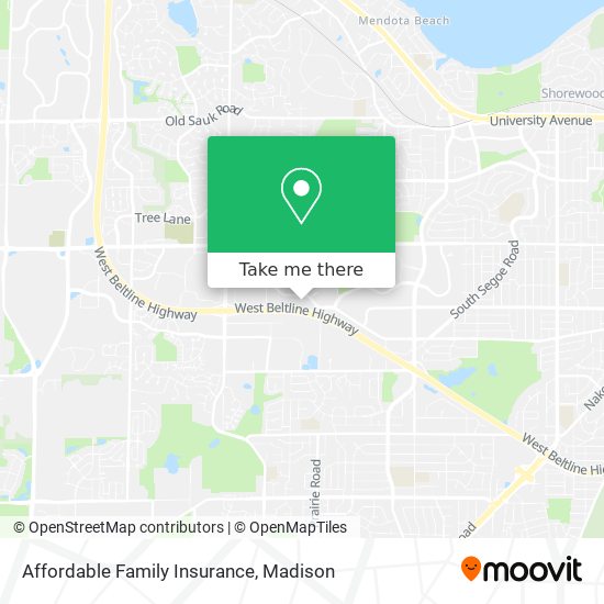 Affordable Family Insurance map