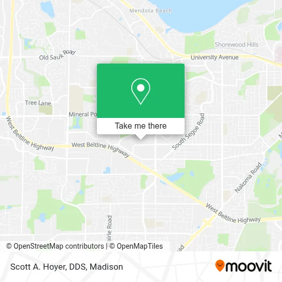 Scott A. Hoyer, DDS map