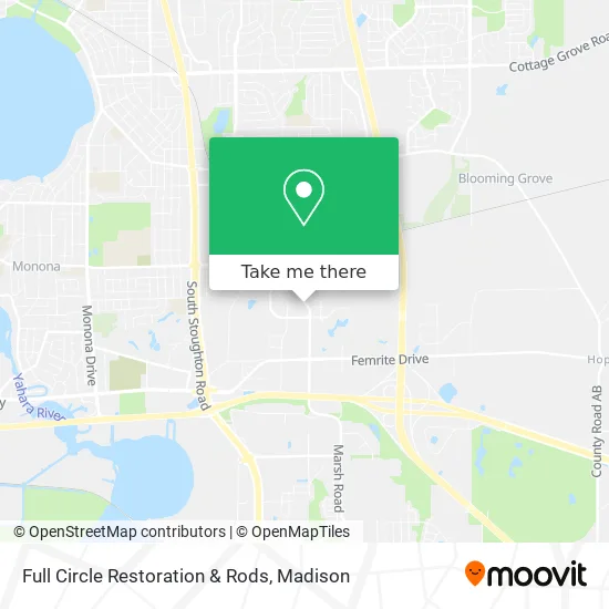 Full Circle Restoration & Rods map