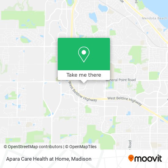 Apara Care Health at Home map