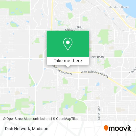 Mapa de Dish Network