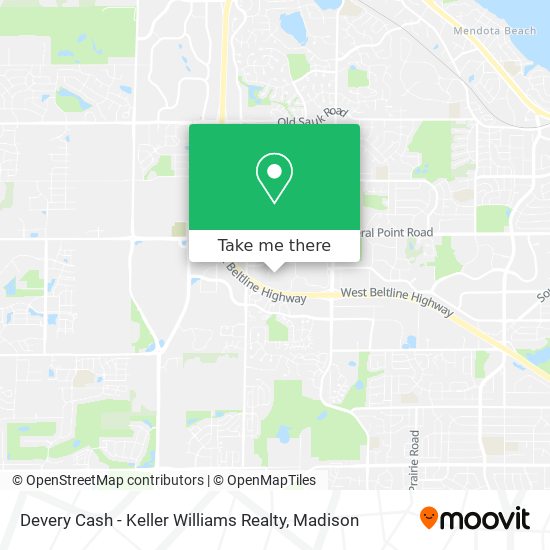 Devery Cash - Keller Williams Realty map