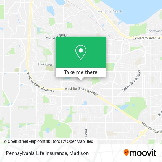 Pennsylvania Life Insurance map