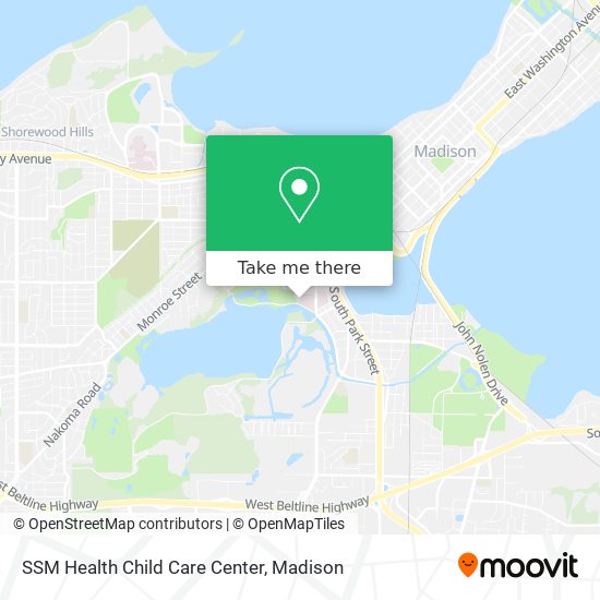SSM Health Child Care Center map