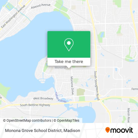 Mapa de Monona Grove School District