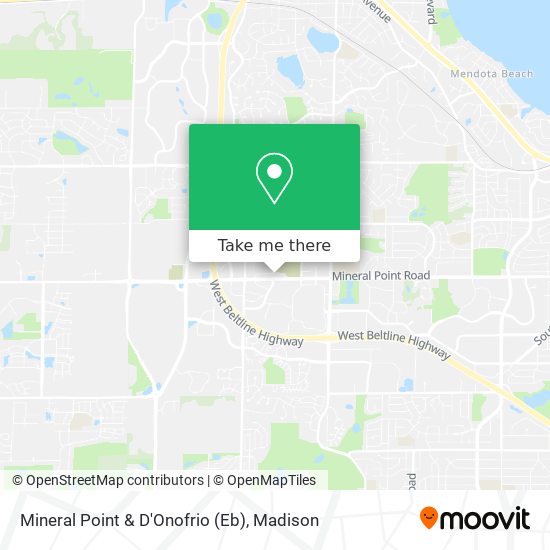 Mineral Point & D'Onofrio (Eb) map