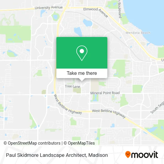 Paul Skidmore Landscape Architect map