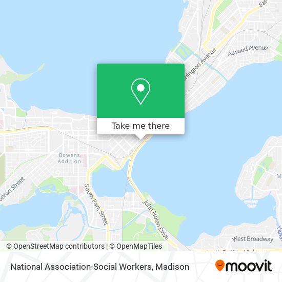 National Association-Social Workers map