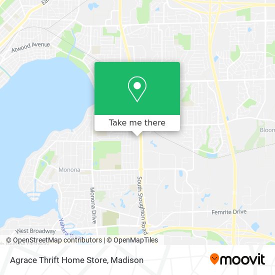 Agrace Thrift Home Store map