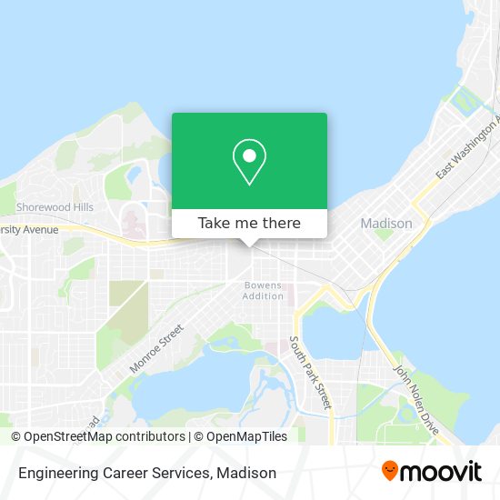 Engineering Career Services map