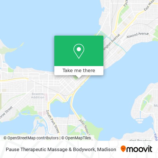 Pause Therapeutic Massage & Bodywork map