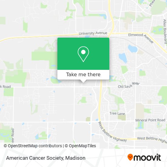 American Cancer Society map