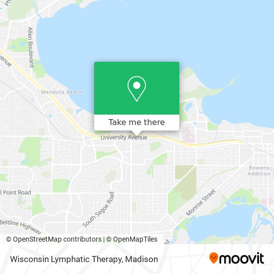 Mapa de Wisconsin Lymphatic Therapy