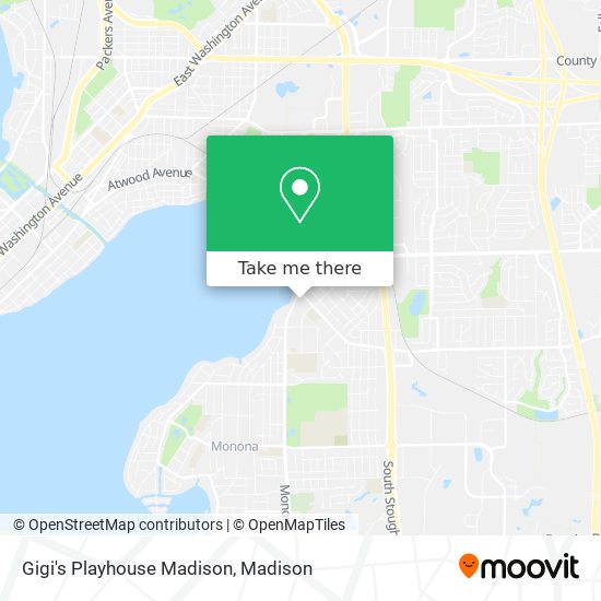 Gigi's Playhouse Madison map