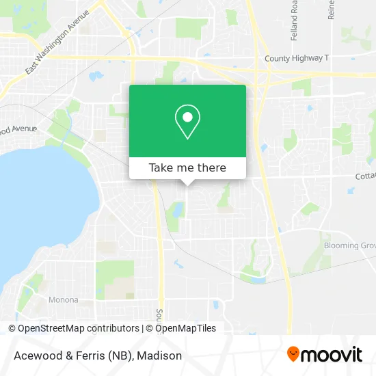 Mapa de Acewood & Ferris (NB)