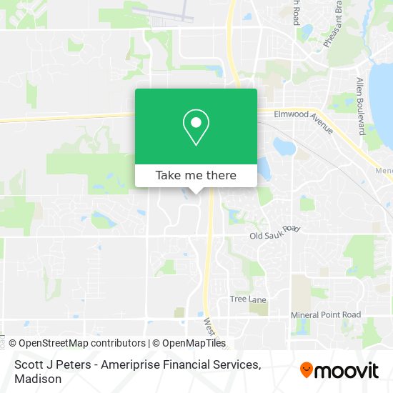 Scott J Peters - Ameriprise Financial Services map