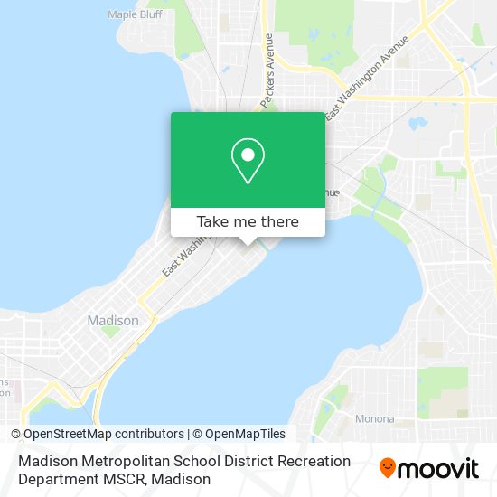 Mapa de Madison Metropolitan School District Recreation Department MSCR