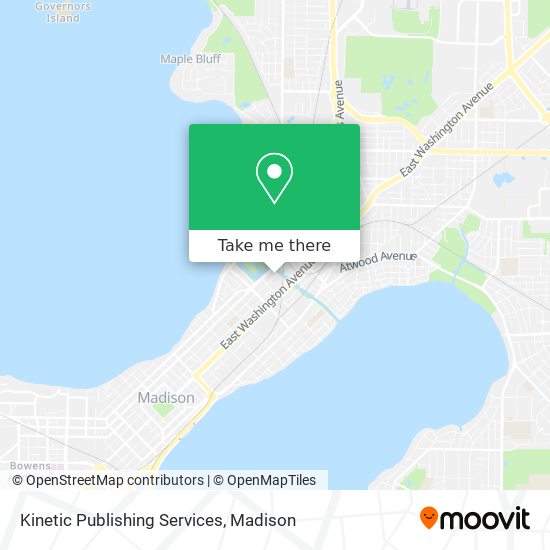 Kinetic Publishing Services map