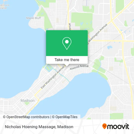 Nicholas Hoening Massage map