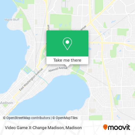 Video Game X-Change Madison map