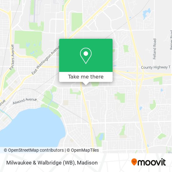 Milwaukee & Walbridge (WB) map