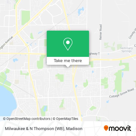 Mapa de Milwaukee & N Thompson (WB)
