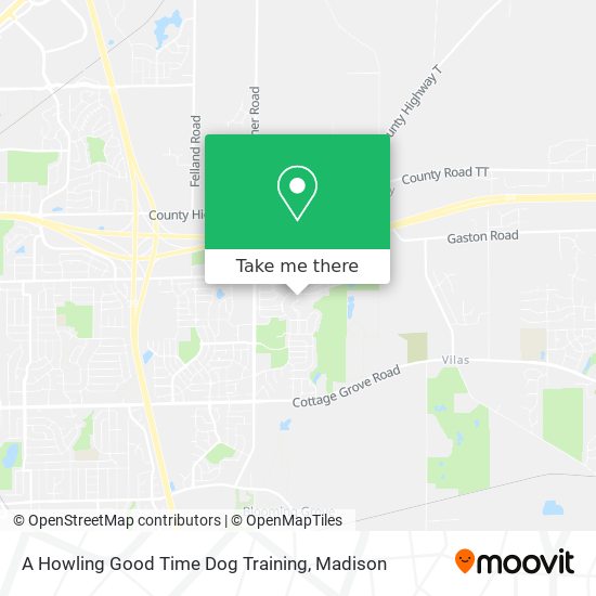 A Howling Good Time Dog Training map