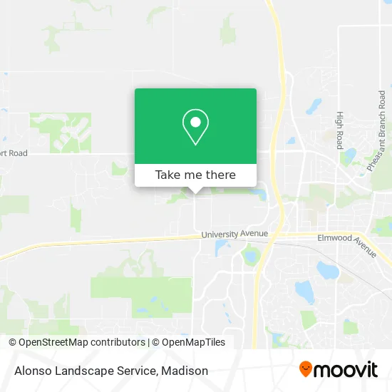 Alonso Landscape Service map